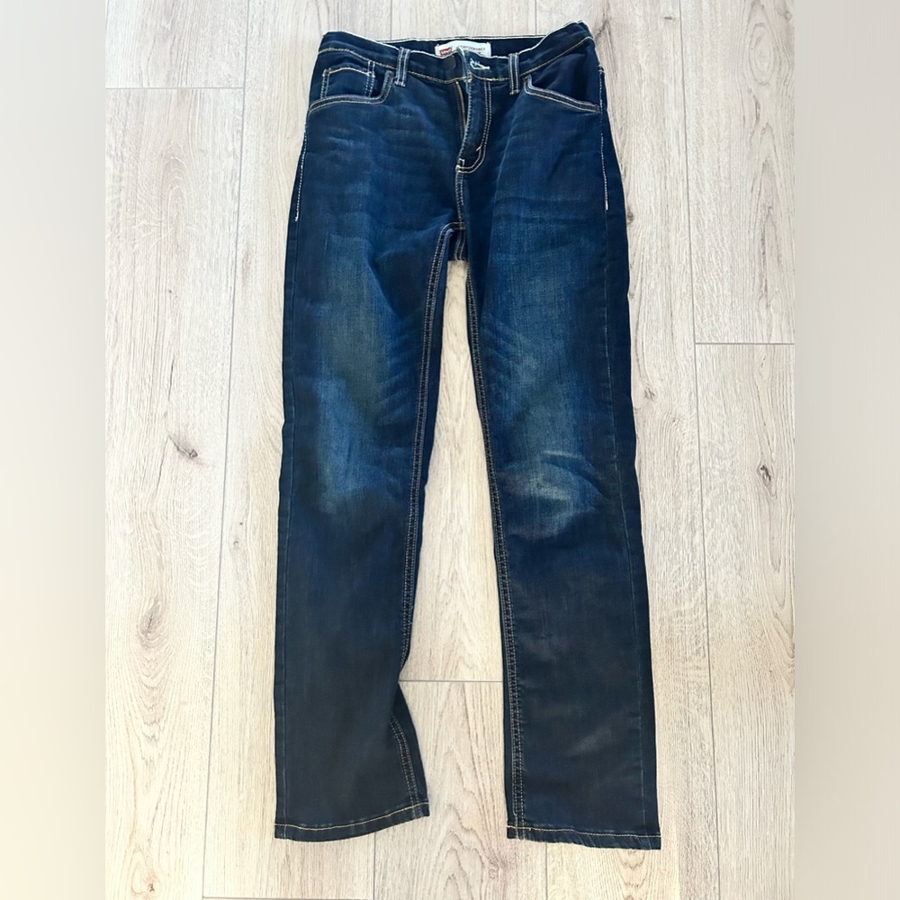 Levi's 511 Boys Size 16 Performance Jeans Slim Fit Blue Great Condition